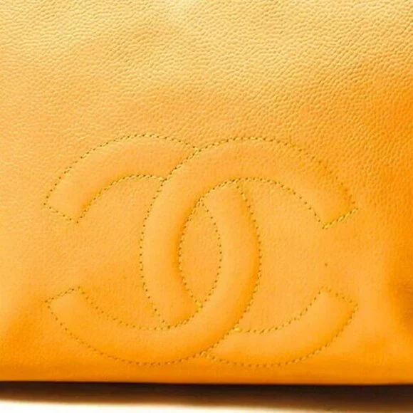 SALE! RARE Chanel Caviar CC Logo Shopping Tote bag Handbag Shoulder Bag - Picture 8 of 15